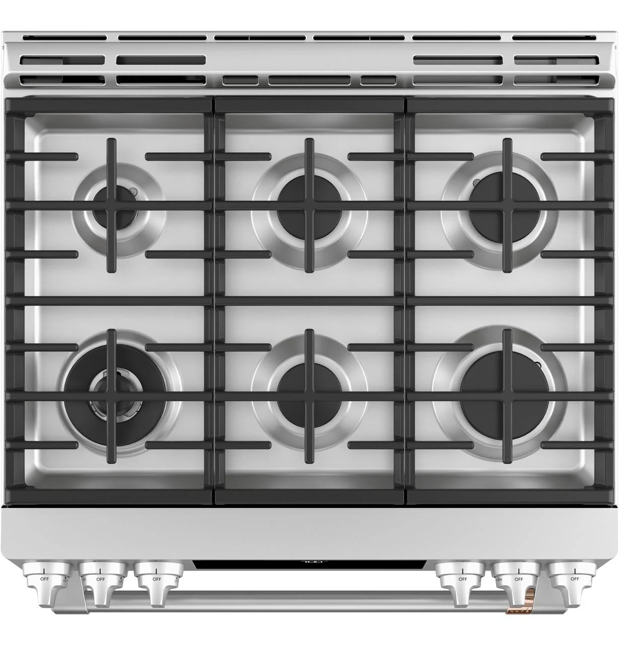 Cafe CGS700P2MS1 CAF(EBACK)™ 30" Smart Slide-In, Front-Control, Gas Range with Convection Oven - Image 7