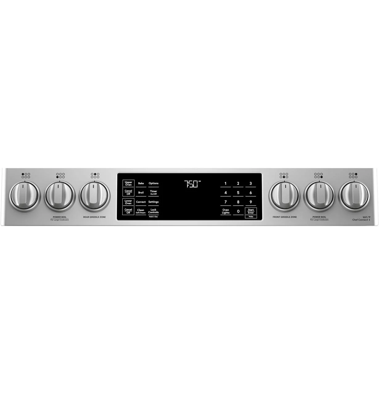 Cafe CGS750P2MS1 CAF(EBACK)™ 30" Smart Slide-In, Front-Control, Gas Double-Oven Range with Convection - Image 12