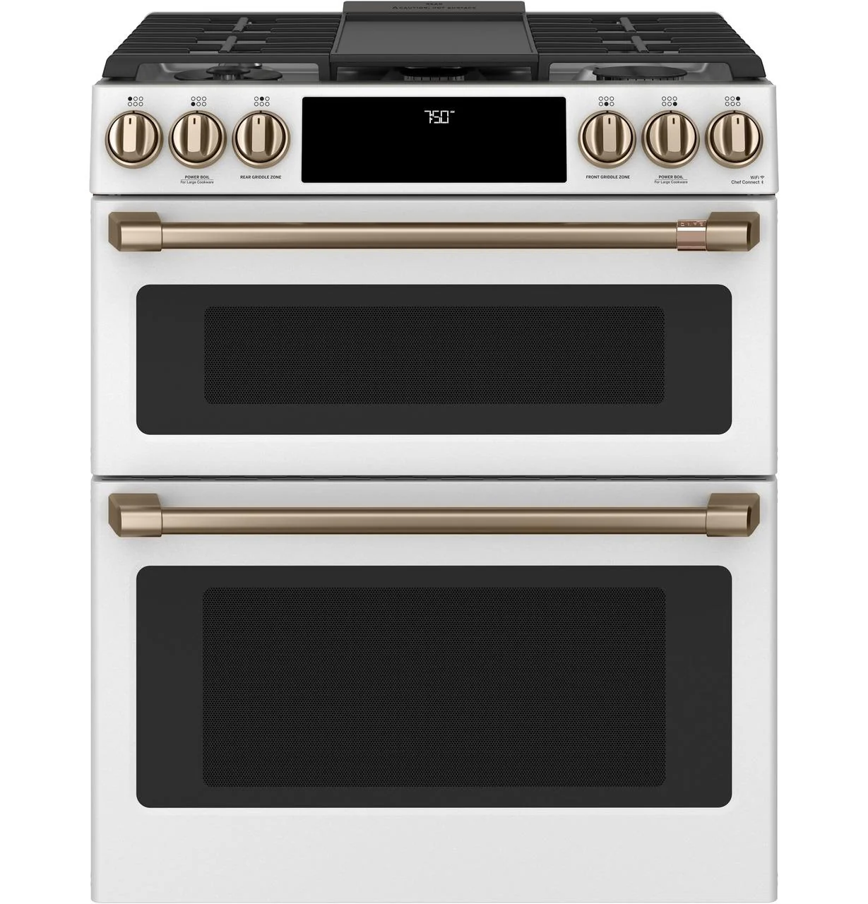 Cafe CGS750P4MW2 CAF(EBACK)™ 30" Smart Slide-In, Front-Control, Gas Double-Oven Range with Convection - Image 12
