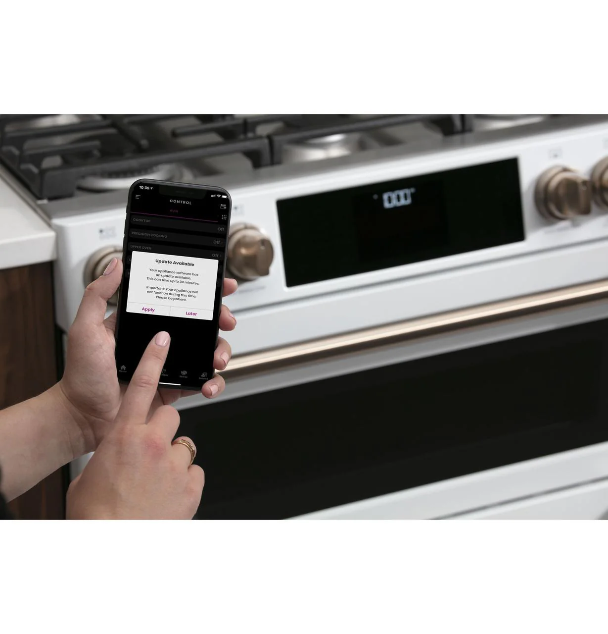 Cafe CGS750P4MW2 CAF(EBACK)™ 30" Smart Slide-In, Front-Control, Gas Double-Oven Range with Convection - Image 27