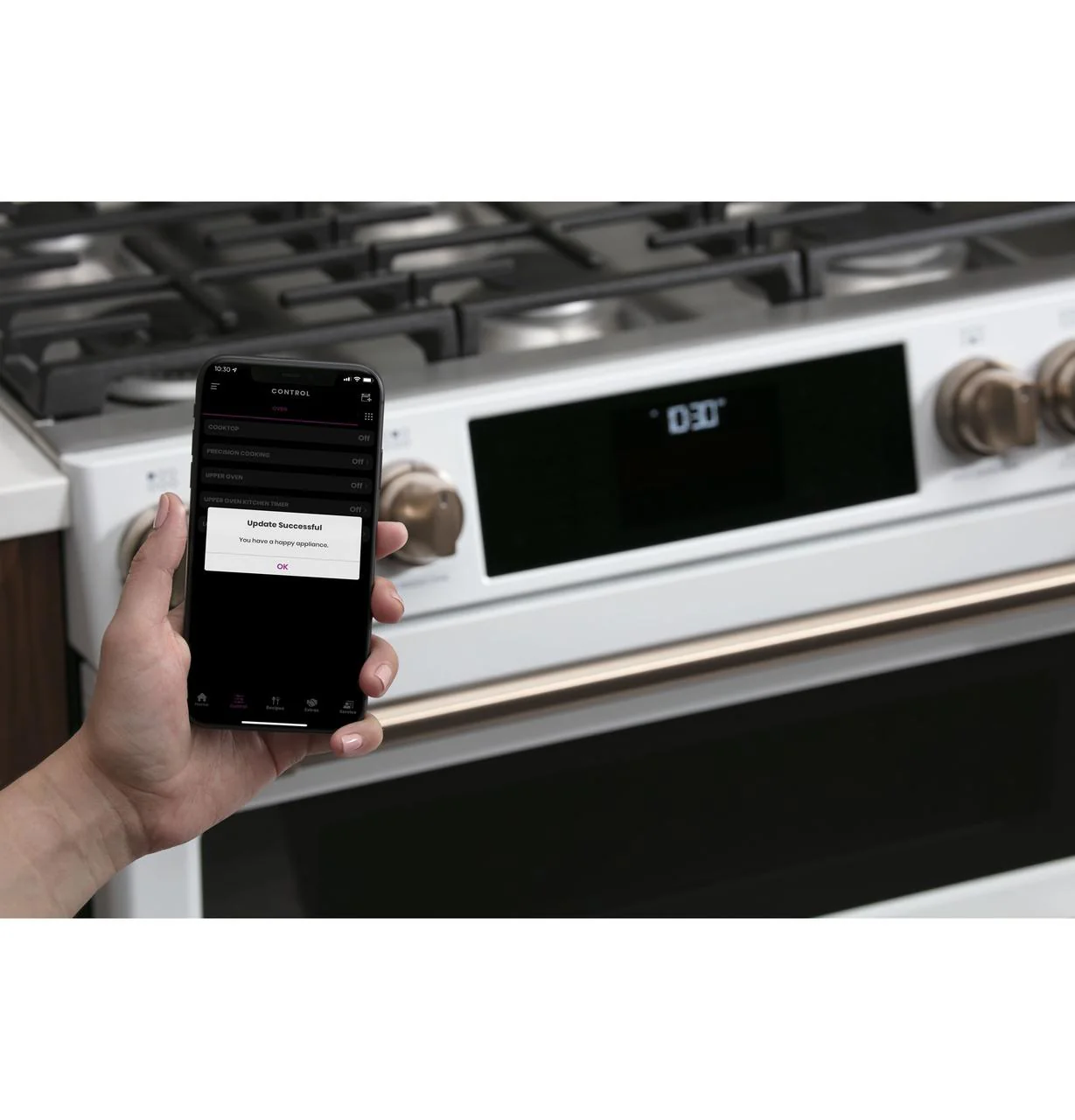 Cafe CGS750P4MW2 CAF(EBACK)™ 30" Smart Slide-In, Front-Control, Gas Double-Oven Range with Convection - Image 32