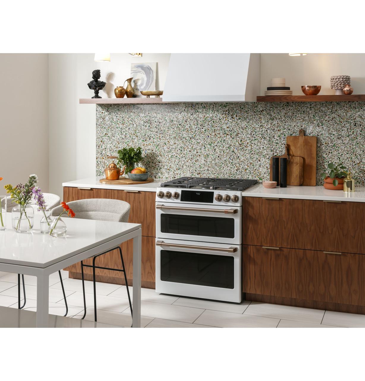 Cafe CGS750P4MW2 CAF(EBACK)™ 30" Smart Slide-In, Front-Control, Gas Double-Oven Range with Convection - Image 40