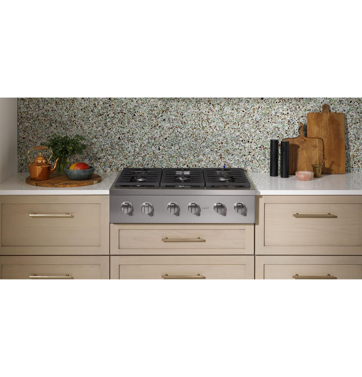 Cafe CGU366P2TS1 CAF(EBACK)™ 36" Commercial-Style Gas Rangetop with 6 Burners (Natural Gas) - Image 36