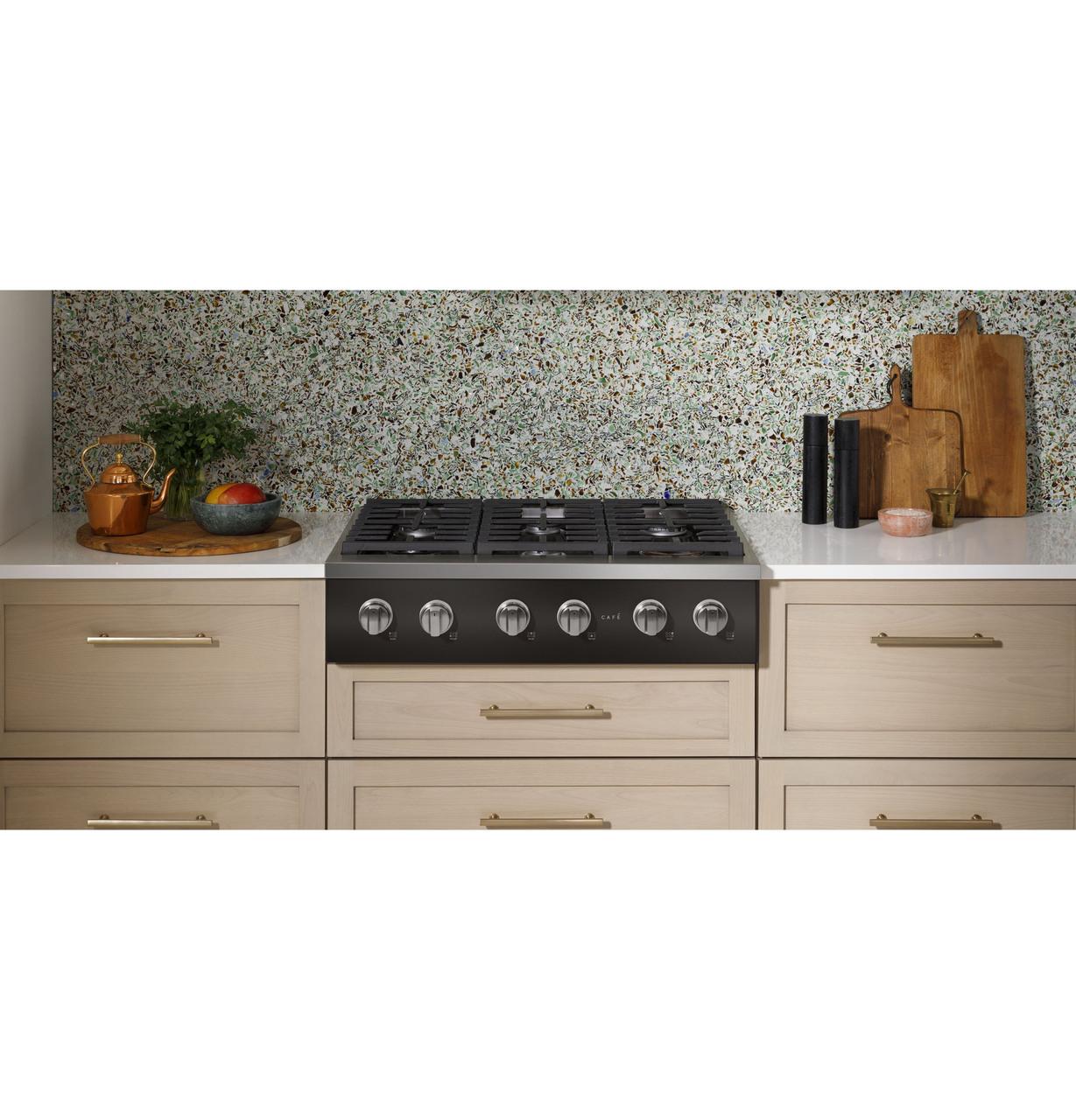 Cafe CGU366P3TD1 CAF(EBACK)™ 36" Commercial-Style Gas Rangetop with 6 Burners (Natural Gas) - Image 36