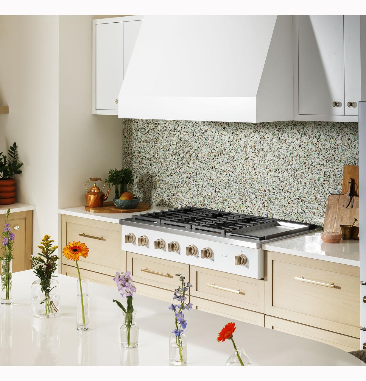 Cafe CGU486P4TW2 CAF(EBACK)™ 48" Commercial-Style Gas Rangetop with 6 Burners and Integrated Griddle (Natural Gas) - Image 26