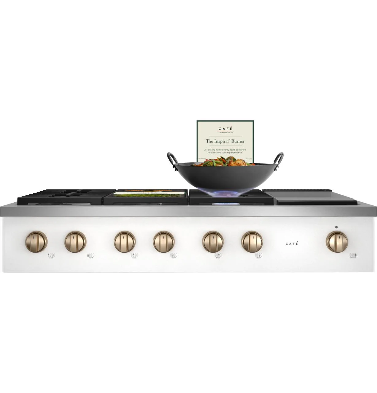 Cafe CGU486P4TW2 CAF(EBACK)™ 48" Commercial-Style Gas Rangetop with 6 Burners and Integrated Griddle (Natural Gas) - Image 38