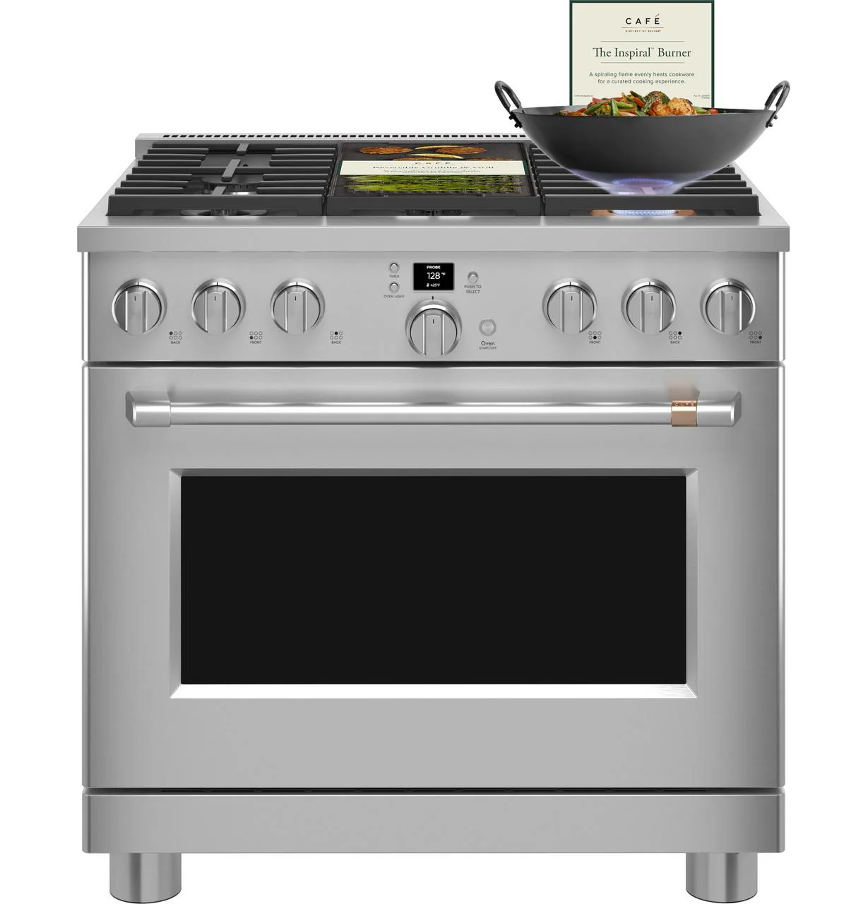 Cafe CGY366P2TS1 CAF(EBACK)™ 36" Smart All-Gas Commercial-Style Range with 6 Burners (Natural Gas) - Image 16