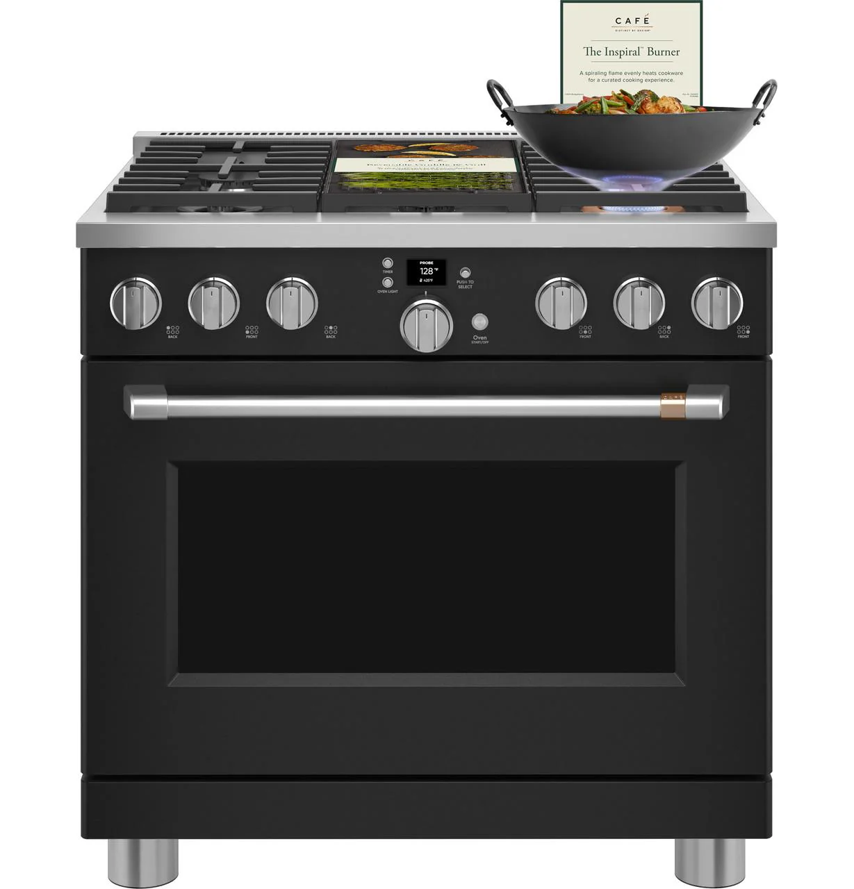 Cafe CGY366P3TD1 CAF(EBACK)™ 36" Smart All-Gas Commercial-Style Range with 6 Burners (Natural Gas) - Image 16