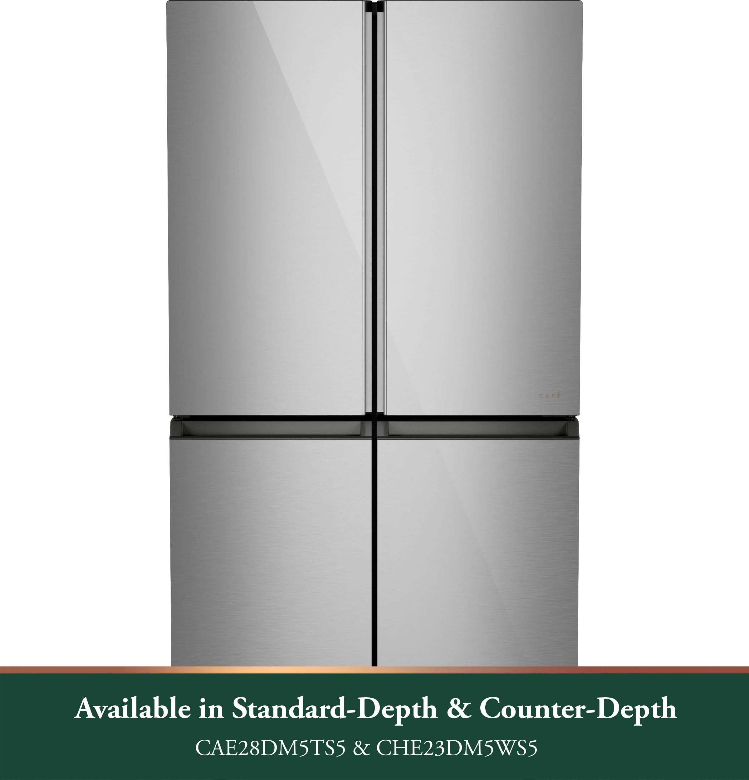 Cafe CHE23DM5WS5 CAF(EBACK)™ ENERGY STAR® 22.9 Cu. Ft. Smart Counter-Depth Quad-Door Refrigerator in Platinum Glass with Dual-Dispense AutoFill Pitcher - Image 16