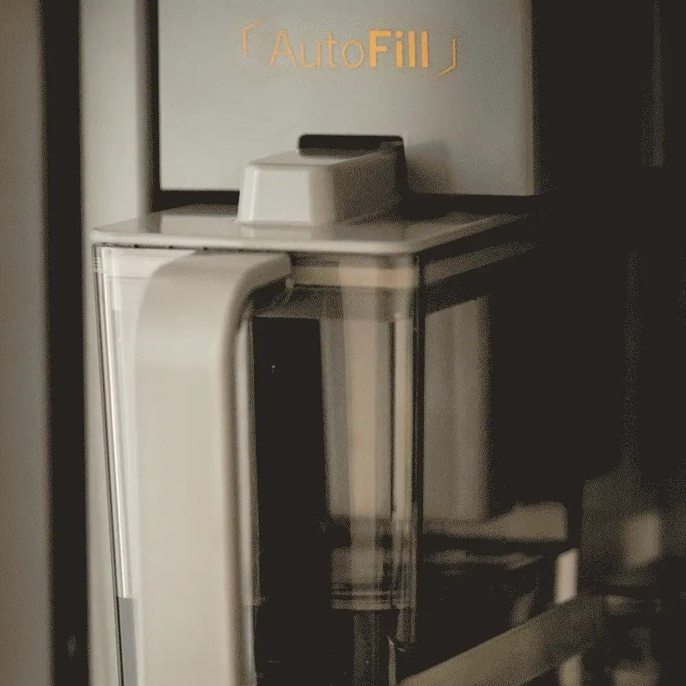 Cafe CHE23DM5WS5 CAF(EBACK)™ ENERGY STAR® 22.9 Cu. Ft. Smart Counter-Depth Quad-Door Refrigerator in Platinum Glass with Dual-Dispense AutoFill Pitcher - Image 8