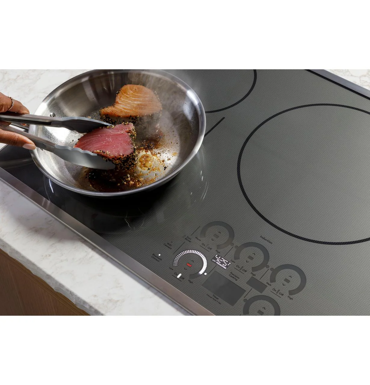 Cafe CHP90301TBB CAF(EBACK)™ Series ENERGY STAR® 30" Built-In Touch Control Induction Cooktop - Image 2