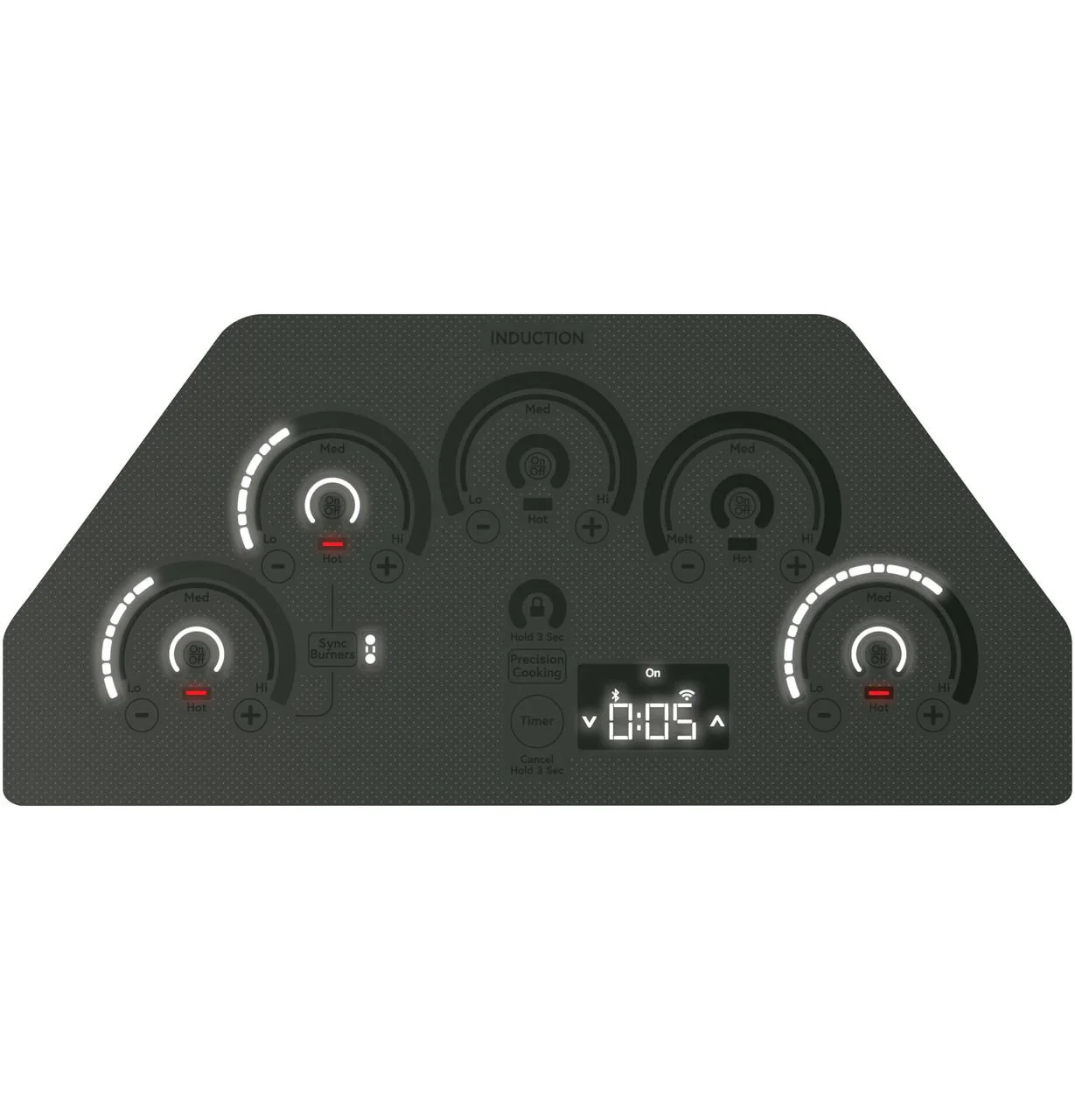 Caf(eback)™ 36" Smart Touch-Control Induction Cooktop - Image 3