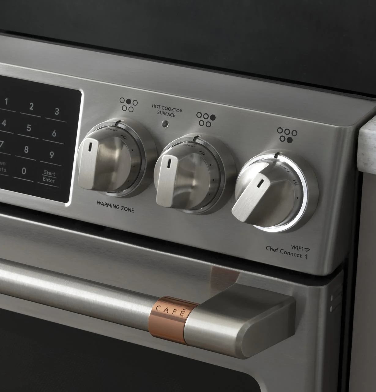 Cafe CHS900P2MS1 CAF(EBACK)™ 30" Smart Slide-In, Front-Control, Induction and Convection Range with Warming Drawer - Image 9