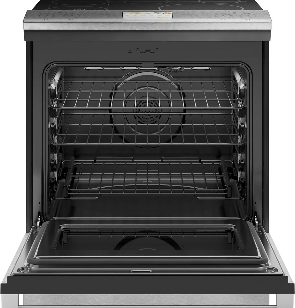 Cafe CHS90XM2NS5 CAF(EBACK)™ 30" Smart Slide-In, Front-Control, Induction and Convection Range with In-Oven Camera in Platinum Glass - Image 2