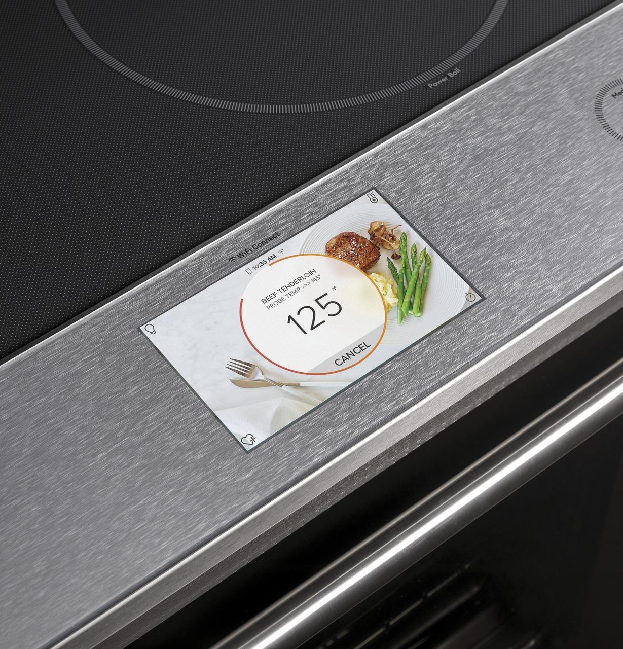 Cafe CHS90XM2NS5 CAF(EBACK)™ 30" Smart Slide-In, Front-Control, Induction and Convection Range with In-Oven Camera in Platinum Glass - Image 25