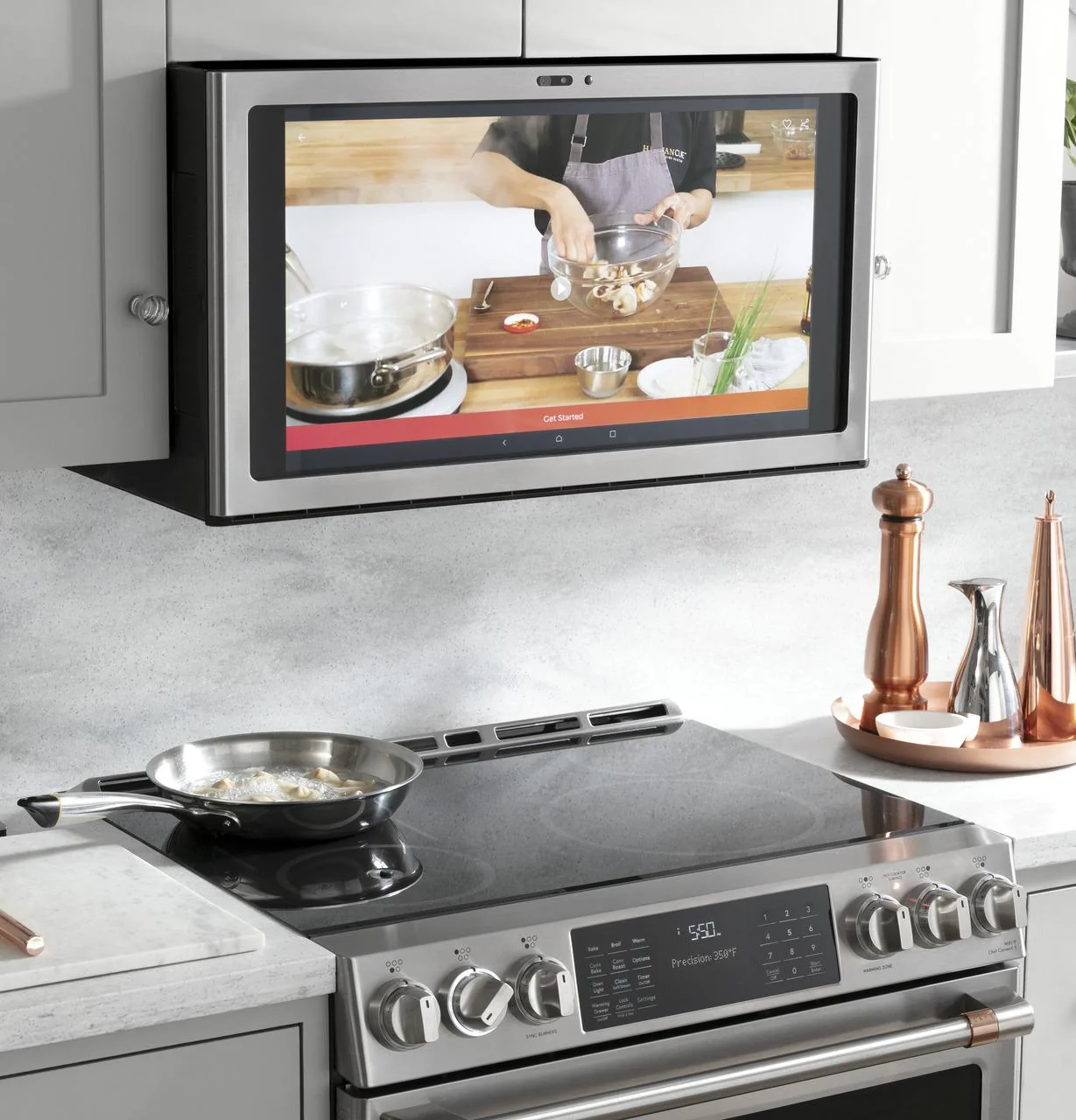 Cafe CHS90XP2MS1 CAF(EBACK)™ 30" Smart Slide-In, Front-Control, Induction and Convection Range with In-Oven Camera - Image 24
