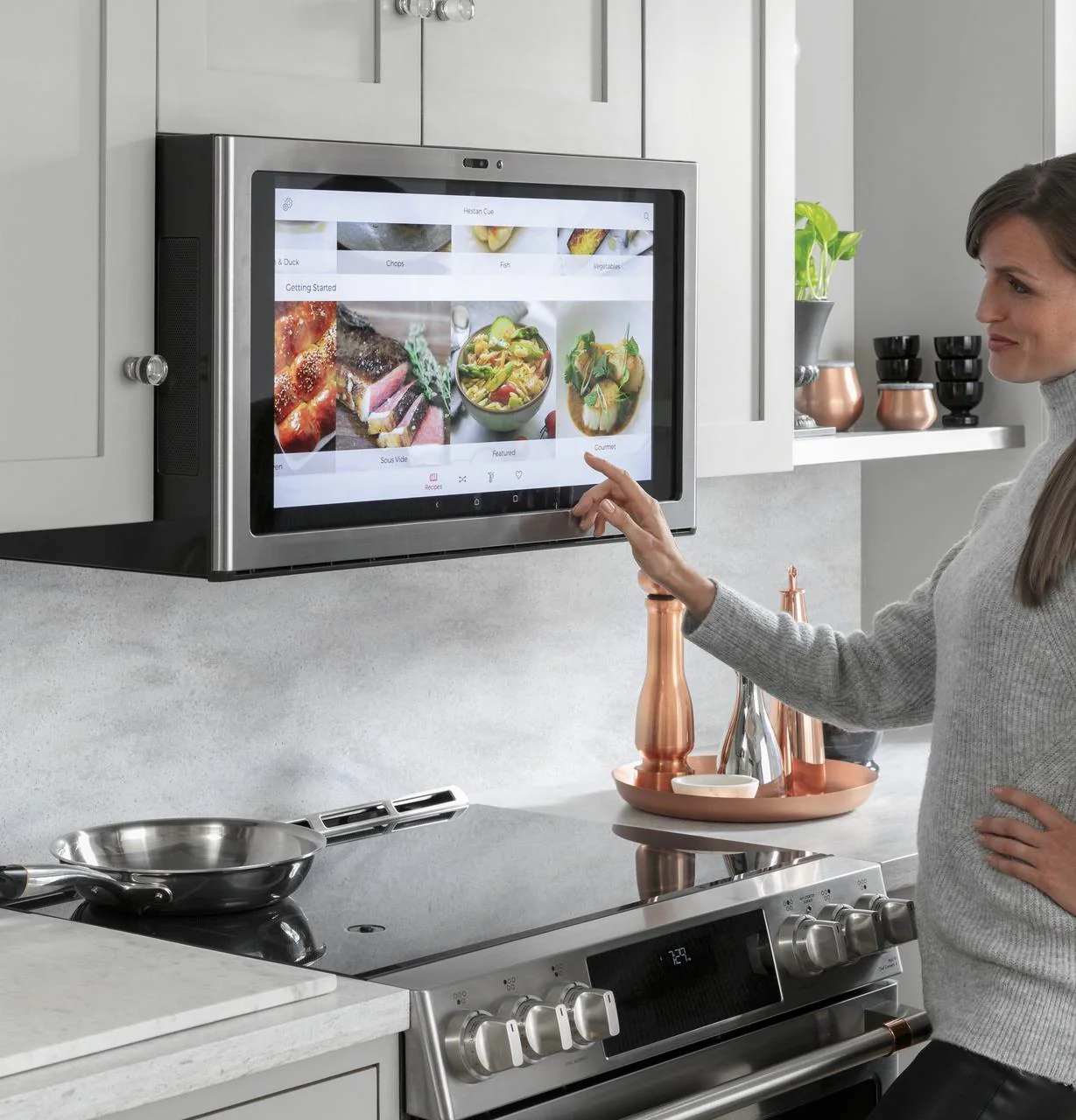 Cafe CHS90XP2MS1 CAF(EBACK)™ 30" Smart Slide-In, Front-Control, Induction and Convection Range with In-Oven Camera - Image 26