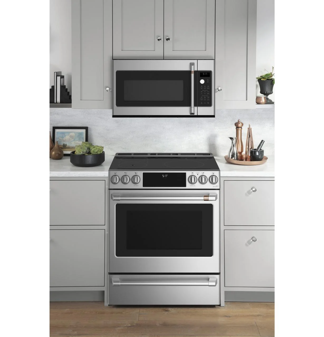 Cafe CHS90XP2MS1 CAF(EBACK)™ 30" Smart Slide-In, Front-Control, Induction and Convection Range with In-Oven Camera - Image 7