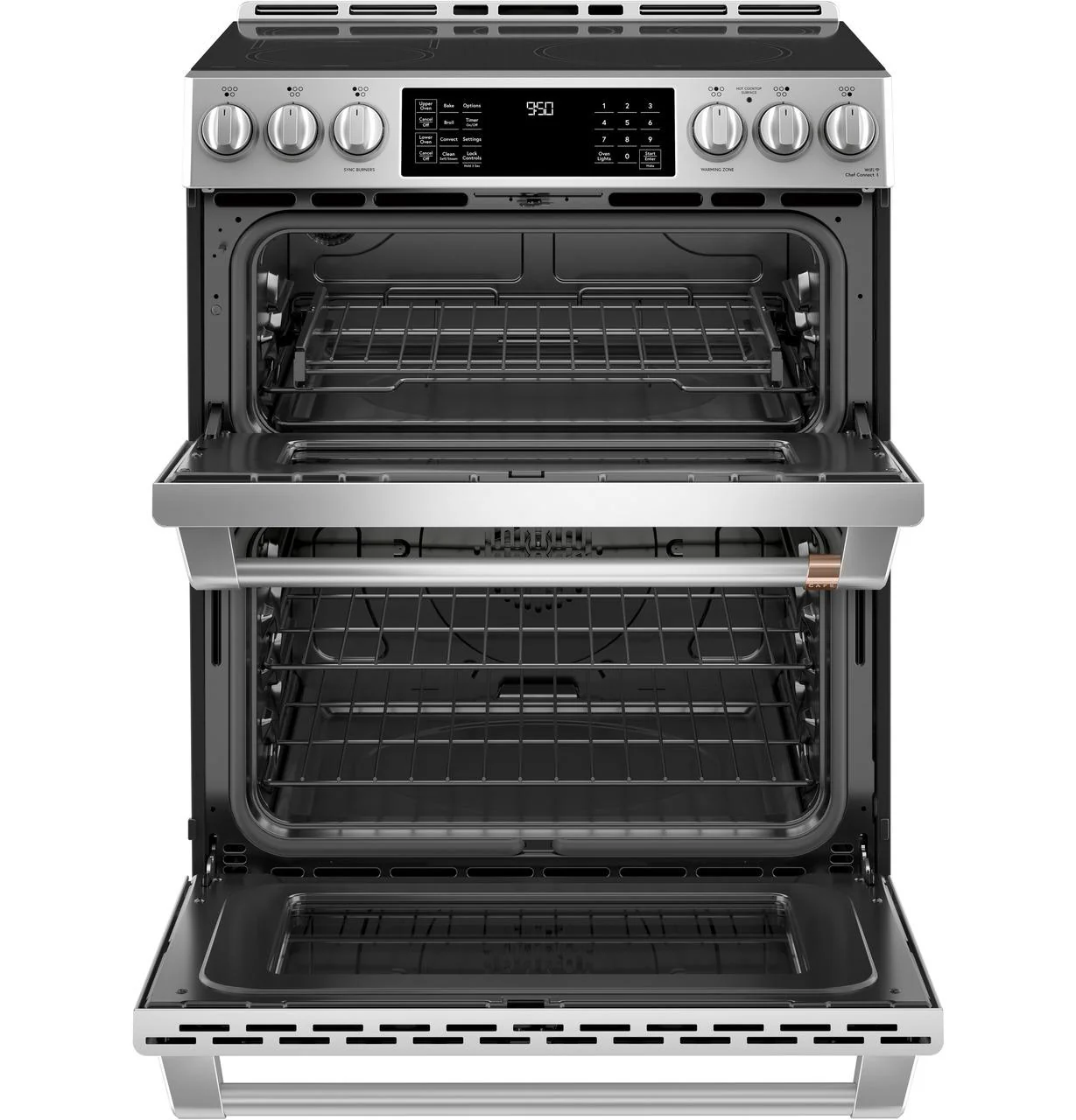 Cafe CHS950P2MS1 CAF(EBACK)™ 30" Smart Slide-In, Front-Control, Induction and Convection Double-Oven Range - Image 3