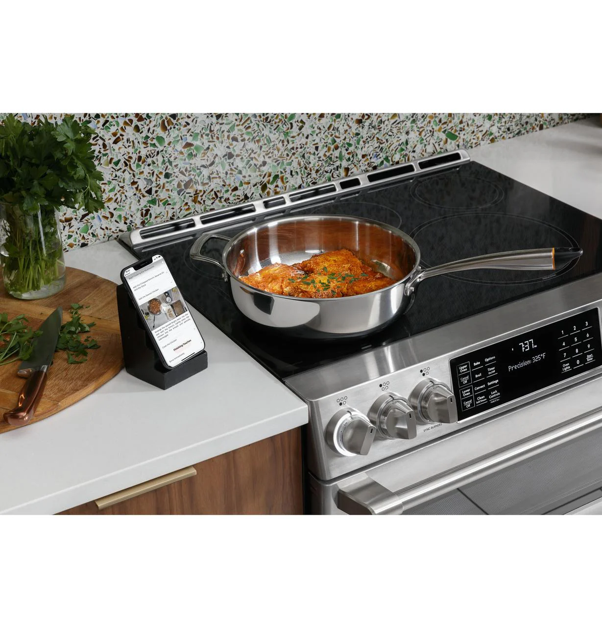 Cafe CHS950P2MS1 CAF(EBACK)™ 30" Smart Slide-In, Front-Control, Induction and Convection Double-Oven Range - Image 35