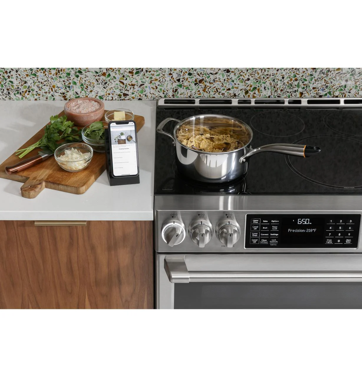 Cafe CHS950P2MS1 CAF(EBACK)™ 30" Smart Slide-In, Front-Control, Induction and Convection Double-Oven Range - Image 37