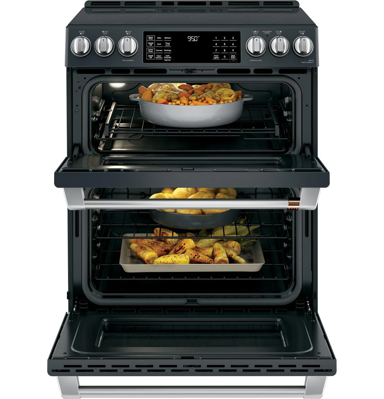 Cafe CHS950P3MD1 CAF(EBACK)™ 30" Smart Slide-In, Front-Control, Induction and Convection Double-Oven Range - Image 5