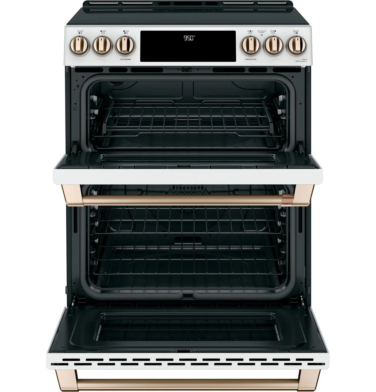Cafe CHS950P4MW2 CAF(EBACK)™ 30" Smart Slide-In, Front-Control, Induction and Convection Double-Oven Range - Image 3