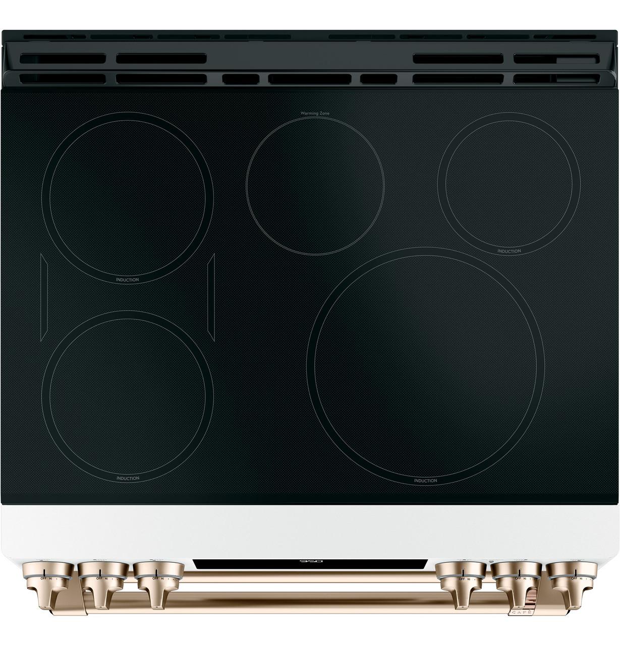 Cafe CHS950P4MW2 CAF(EBACK)™ 30" Smart Slide-In, Front-Control, Induction and Convection Double-Oven Range - Image 5