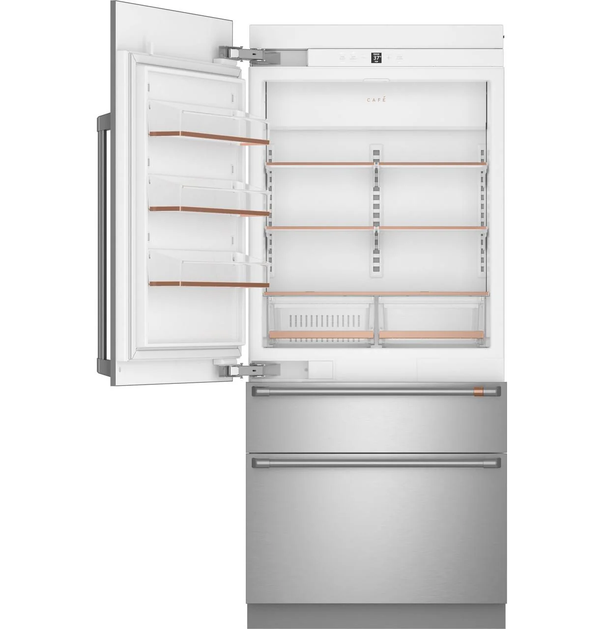 Cafe CIC36LP2VS1 CAF(EBACK)™ 36" Integrated Bottom-Freezer Refrigerator - Image 2