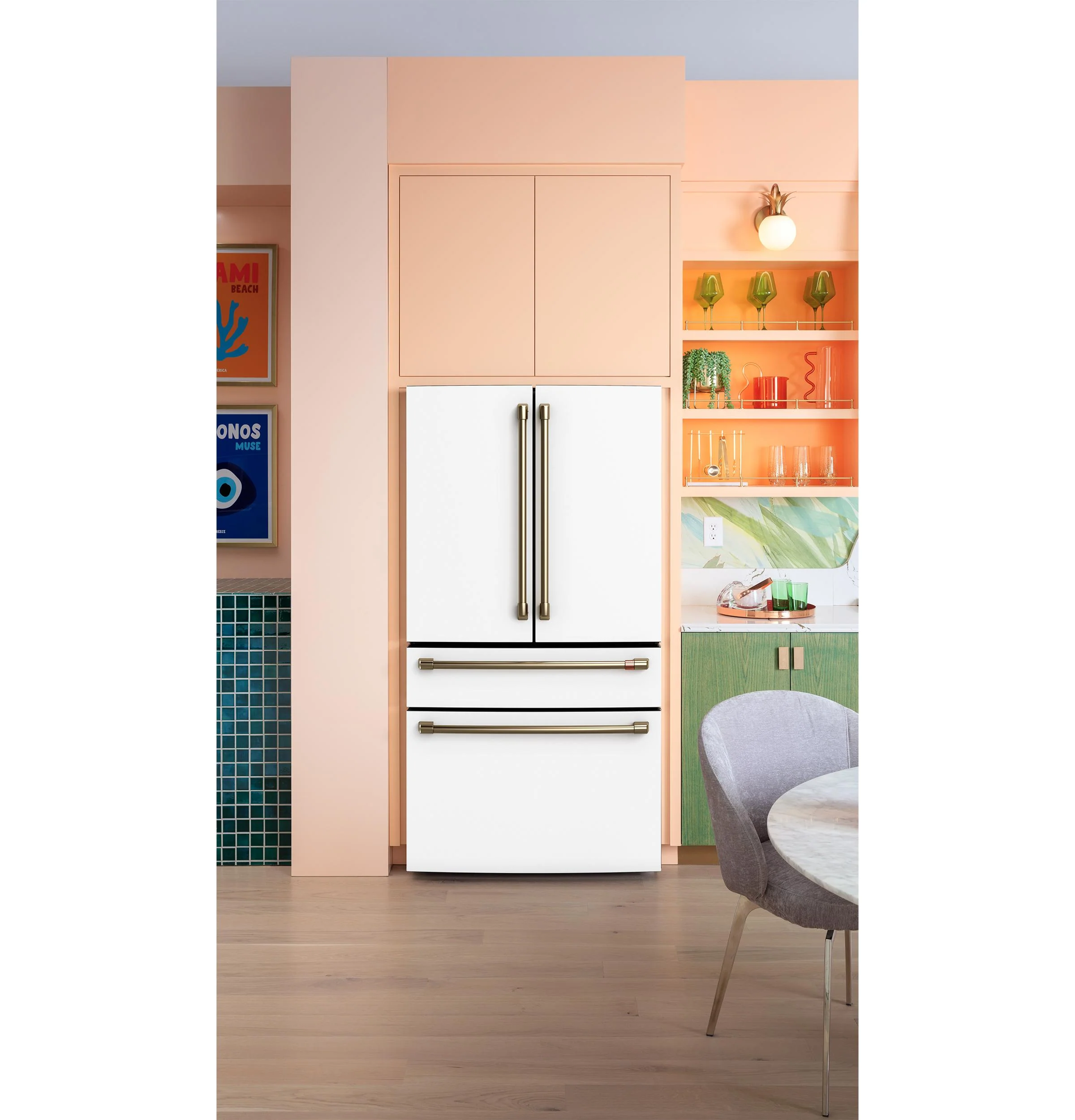 Cafe CJE23DP4WW2 CAF(EBACK)™ ENERGY STAR® 23.2 Cu. Ft. Smart Counter-Depth 4-Door French-Door Refrigerator With Dual-Dispense AutoFill Pitcher - Image 13