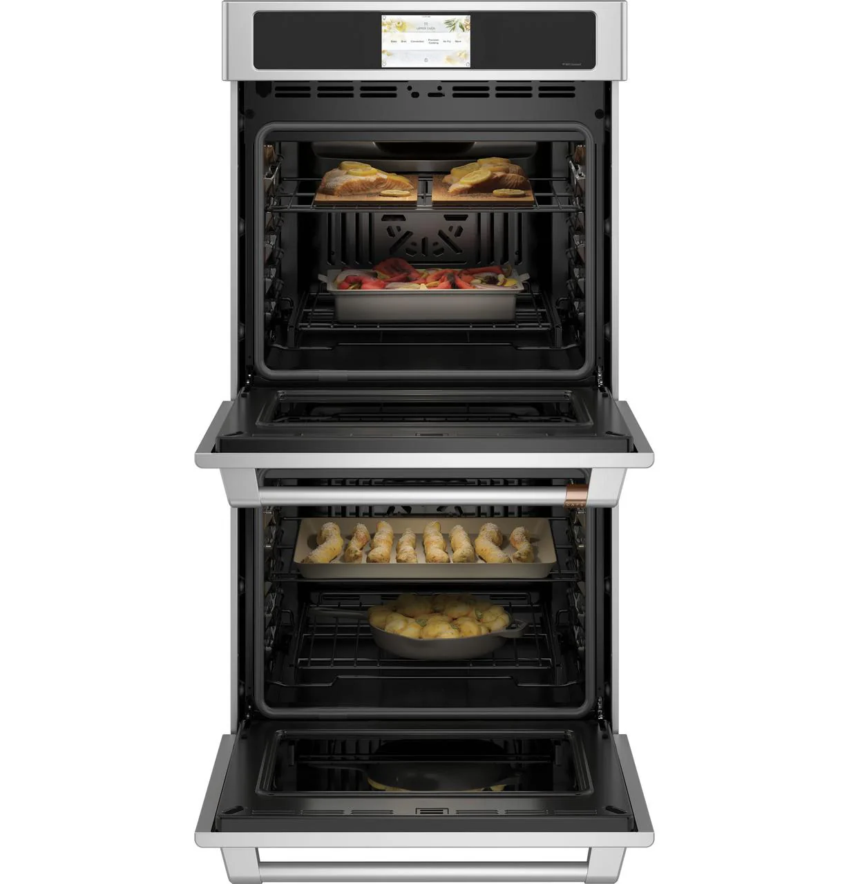 Cafe CKD70DP2NS1 CAF(EBACK)™ 27" Smart Double Wall Oven with Convection - Image 4