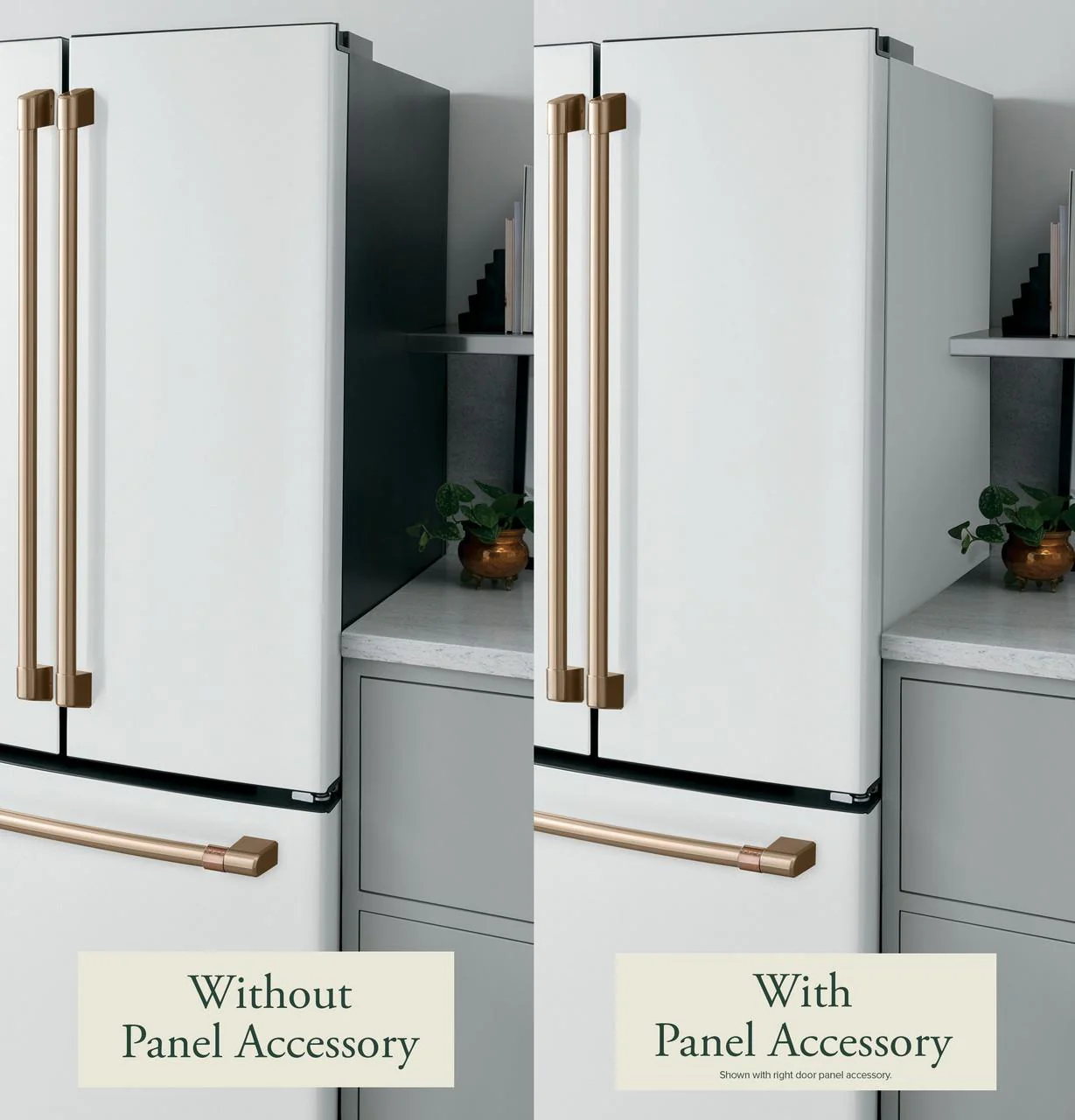 Cafe CKLBLSCNW2 CAF(EBACK)™ Refrigeration Matte White Side Panel, Counter-Depth, Left - Image 4
