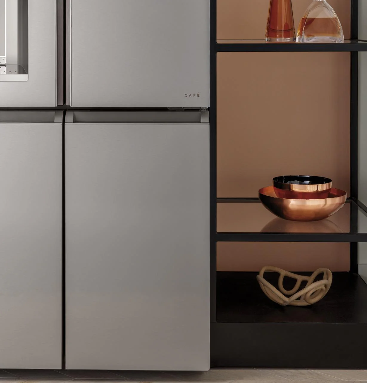 Caf(eback)™ ENERGY STAR® 27.4 Cu. Ft. Smart Quad-Door Refrigerator in Platinum Glass - Image 14