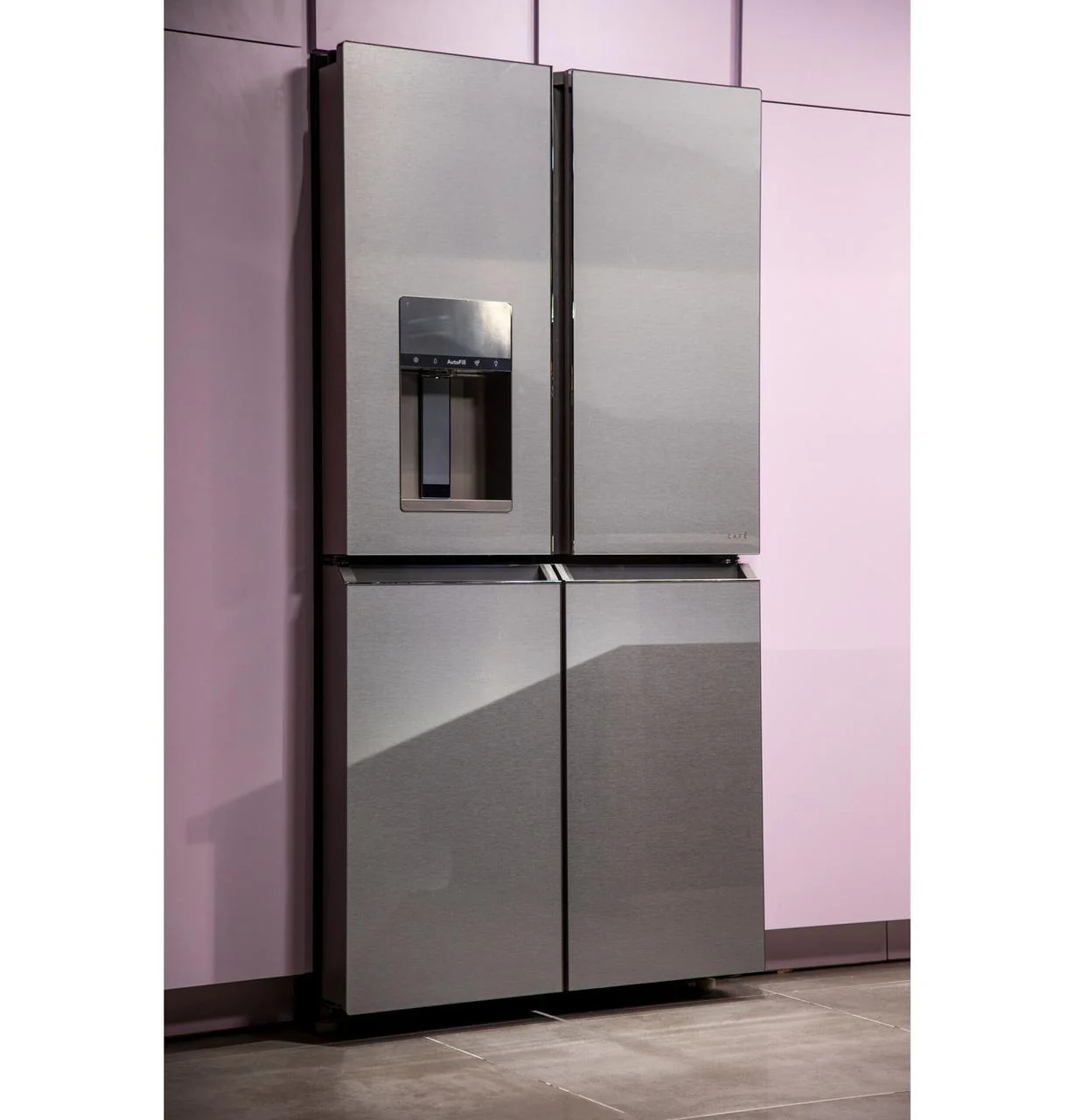 Caf(eback)™ ENERGY STAR® 27.4 Cu. Ft. Smart Quad-Door Refrigerator in Platinum Glass - Image 22
