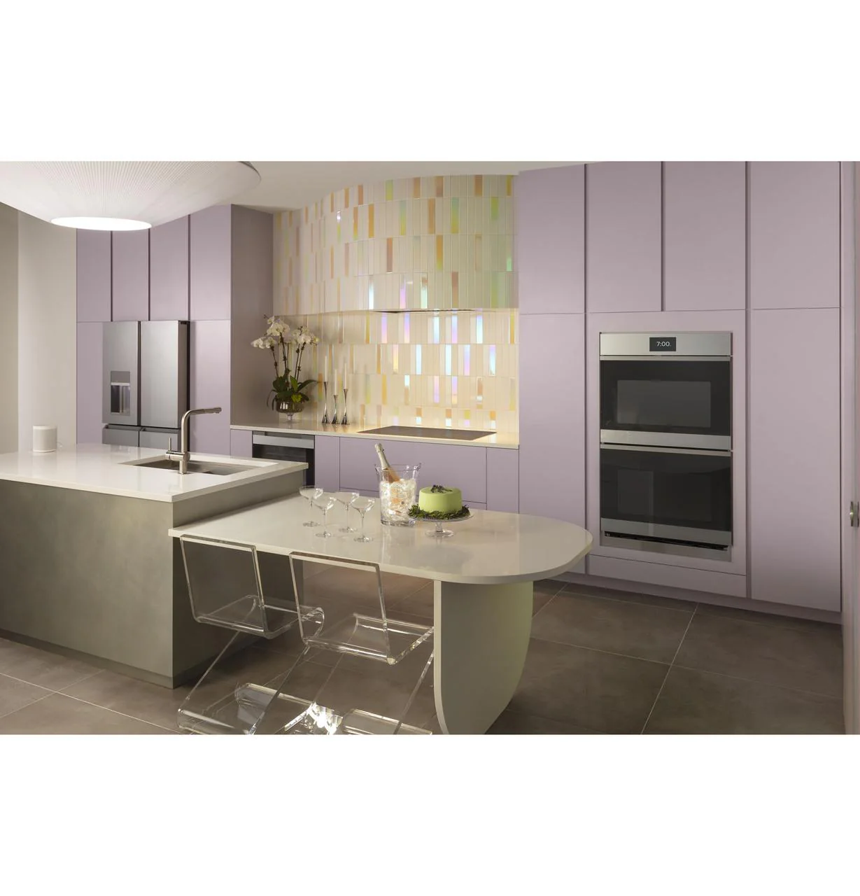 Caf(eback)™ ENERGY STAR® 27.4 Cu. Ft. Smart Quad-Door Refrigerator in Platinum Glass - Image 27