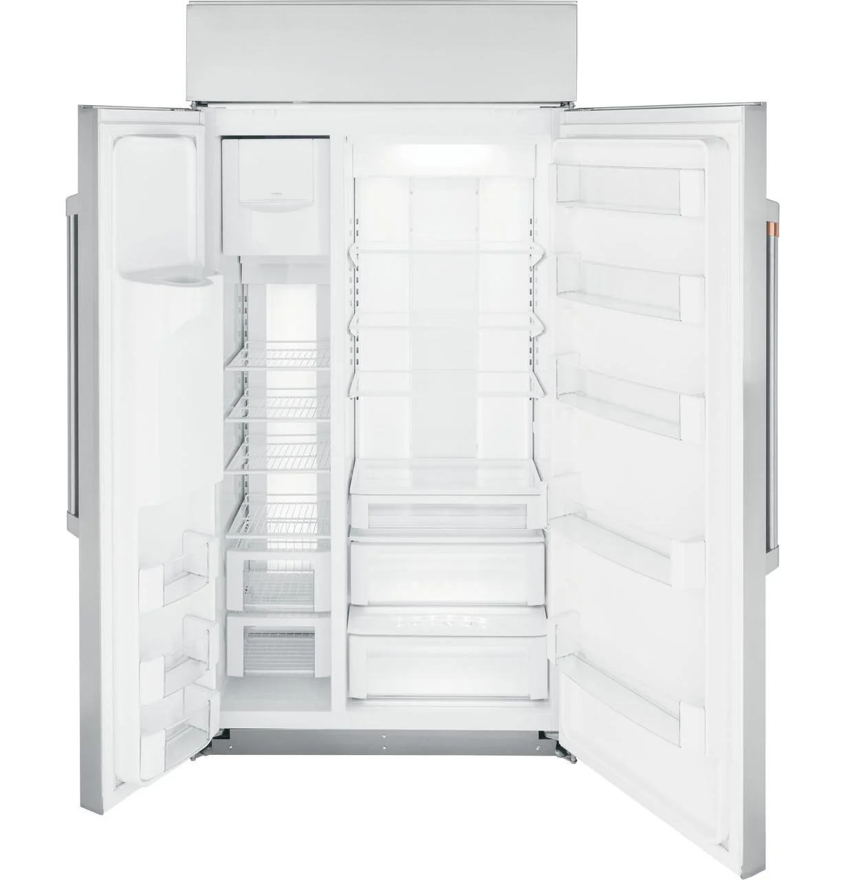 Cafe CSB42YP2NS1 CAF(EBACK)™ 42" Smart Built-In Side-by-Side Refrigerator with Dispenser - Image 3