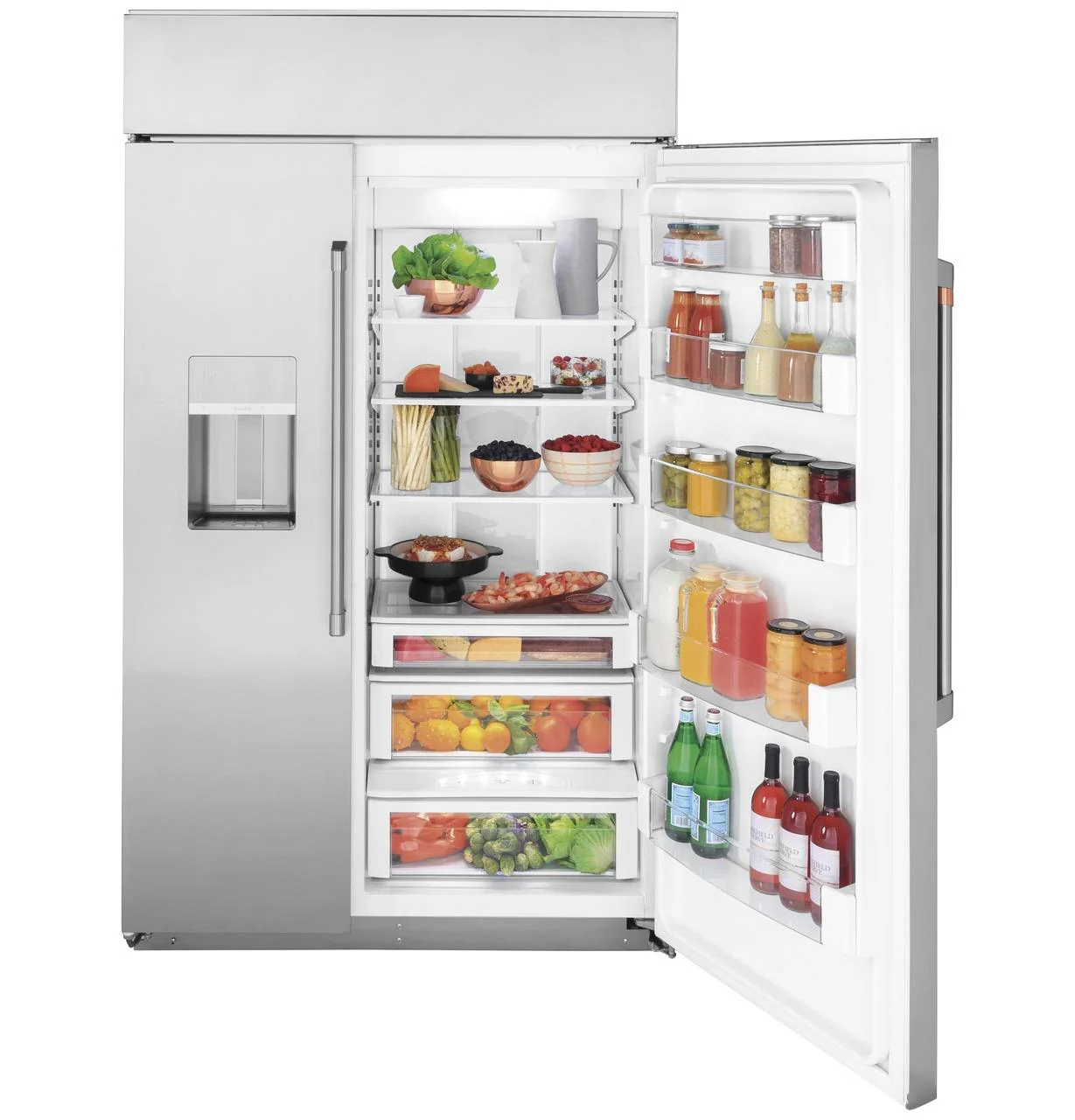 Caf(eback)™ 48" Smart Built-In Side-by-Side Refrigerator with Dispenser - Image 5