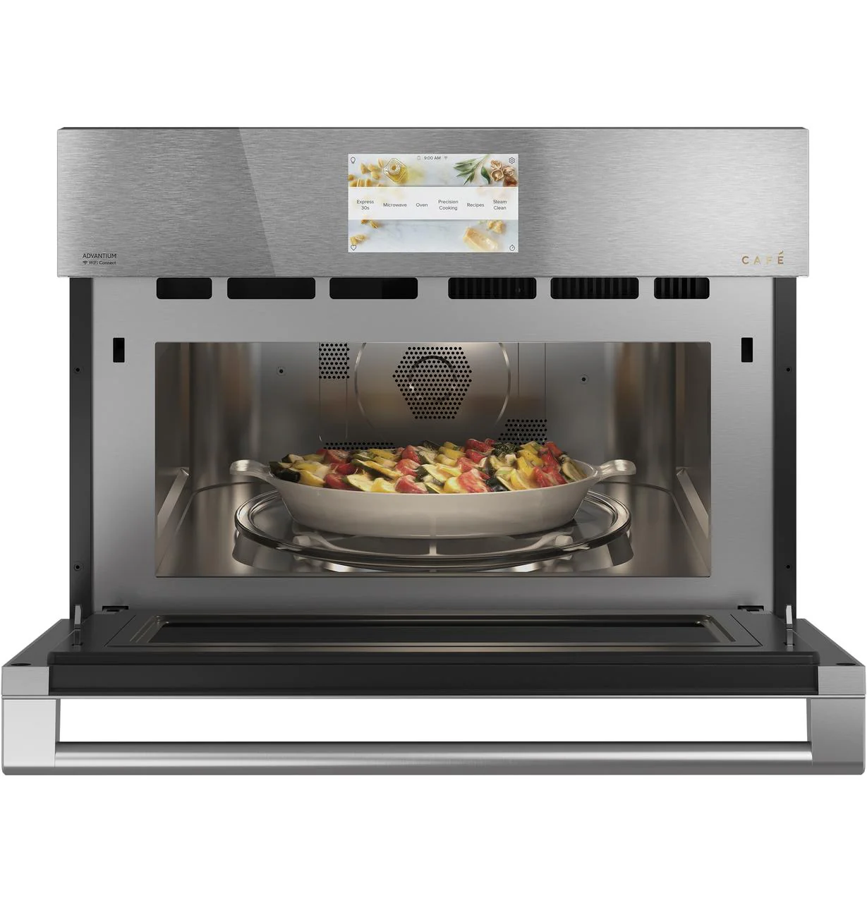 Cafe CSB912M2NS5 CAF(EBACK)™ 27" Smart Five in One Oven with 120V Advantium® Technology in Platinum Glass - Image 3