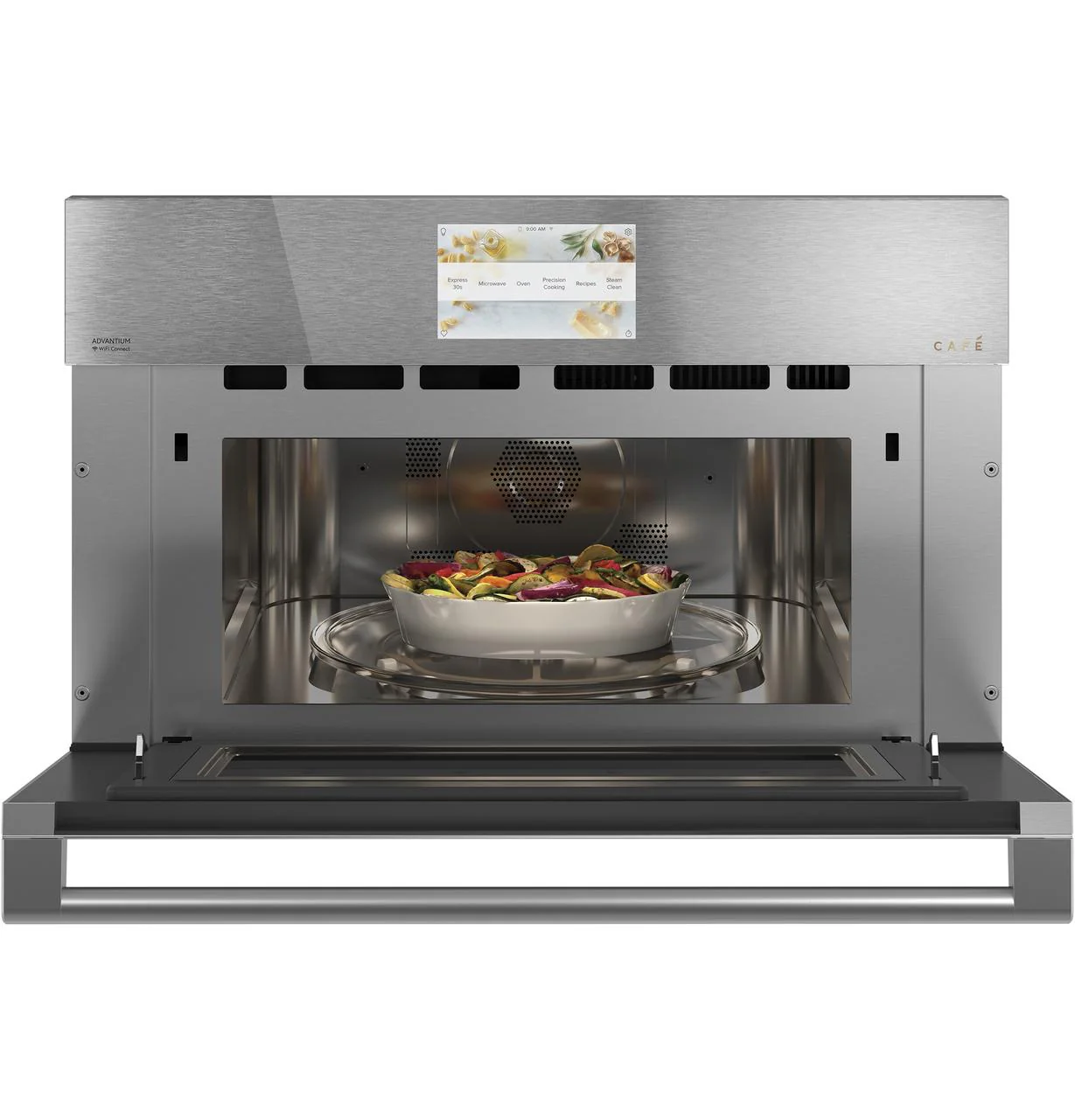 Cafe CSB913M2NS5 Caf(eback)™ 30" Smart Five in One Oven with 120V Advantium® Technology in Platinum Glass - Image 3