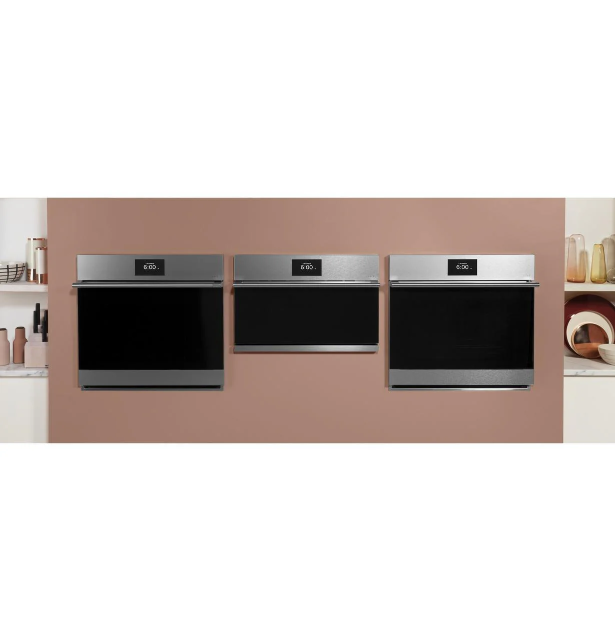 Caf(eback)™ 30" Smart Five in One Wall Oven with 240V Advantium® Technology in Platinum Glass - Image 6