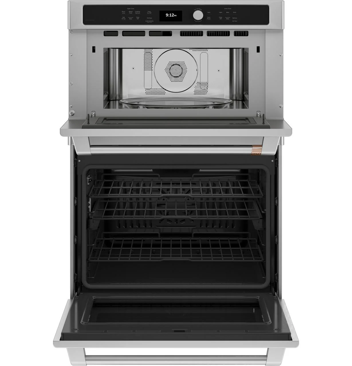 Cafe CTC912P2NS1 CAF(EBACK)™ 30 in. Combination Double Wall Oven with Convection and Advantium® Technology - Image 2