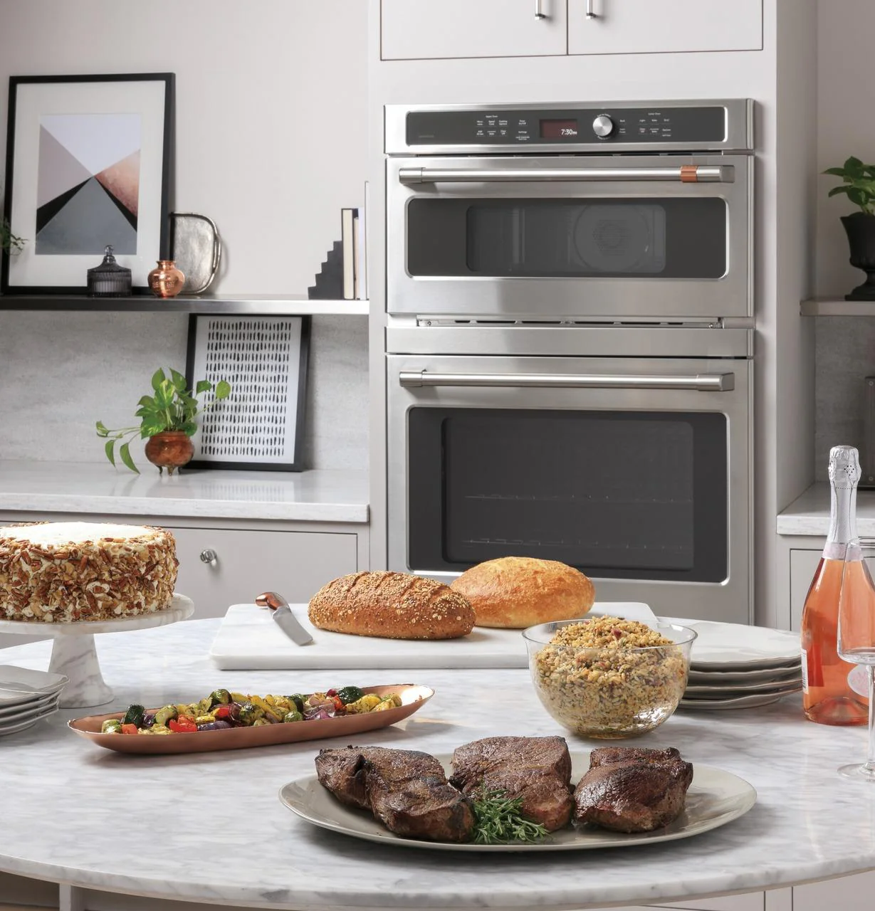 Cafe CTC912P2NS1 CAF(EBACK)™ 30 in. Combination Double Wall Oven with Convection and Advantium® Technology - Image 6