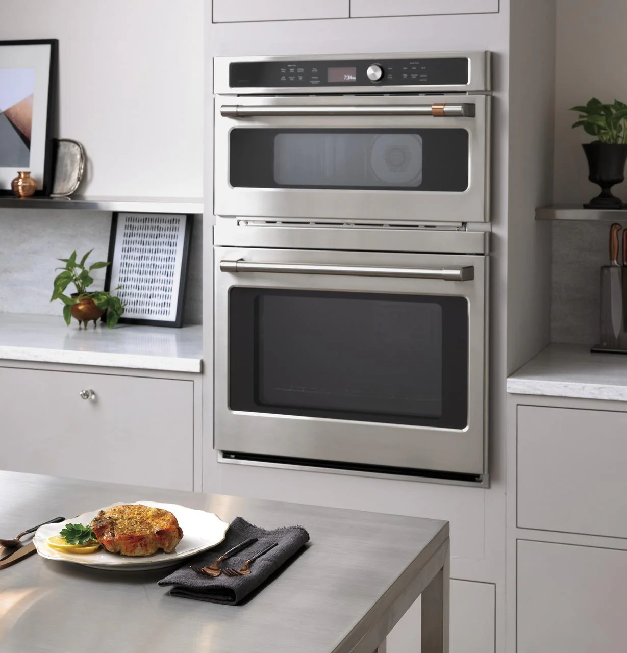 Cafe CTC912P2NS1 CAF(EBACK)™ 30 in. Combination Double Wall Oven with Convection and Advantium® Technology - Image 7