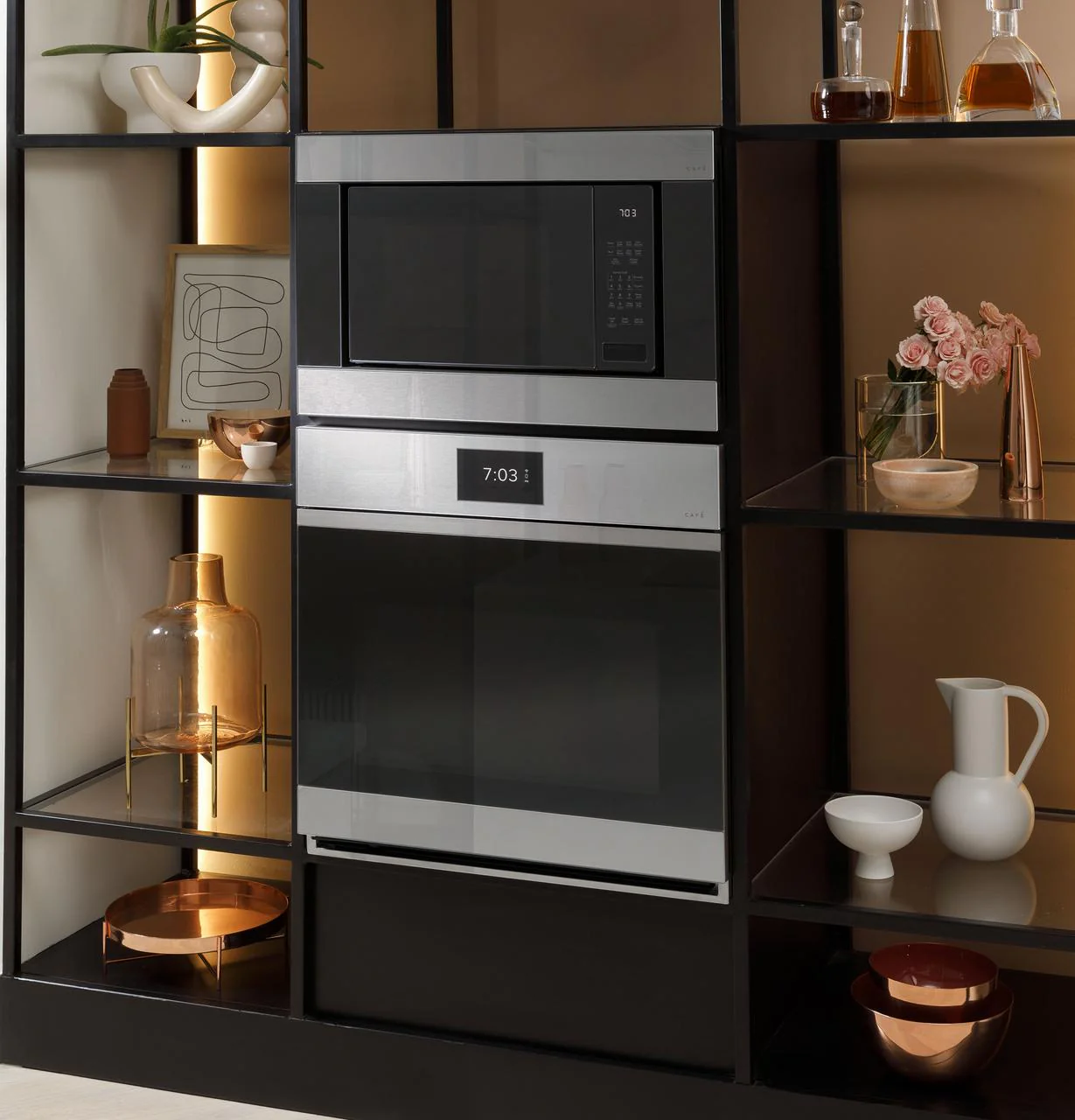 Cafe CTD90DM2NS5 CAF(EBACK)™ 30" Smart Built-In Convection Double Wall Oven in Platinum Glass - Image 17