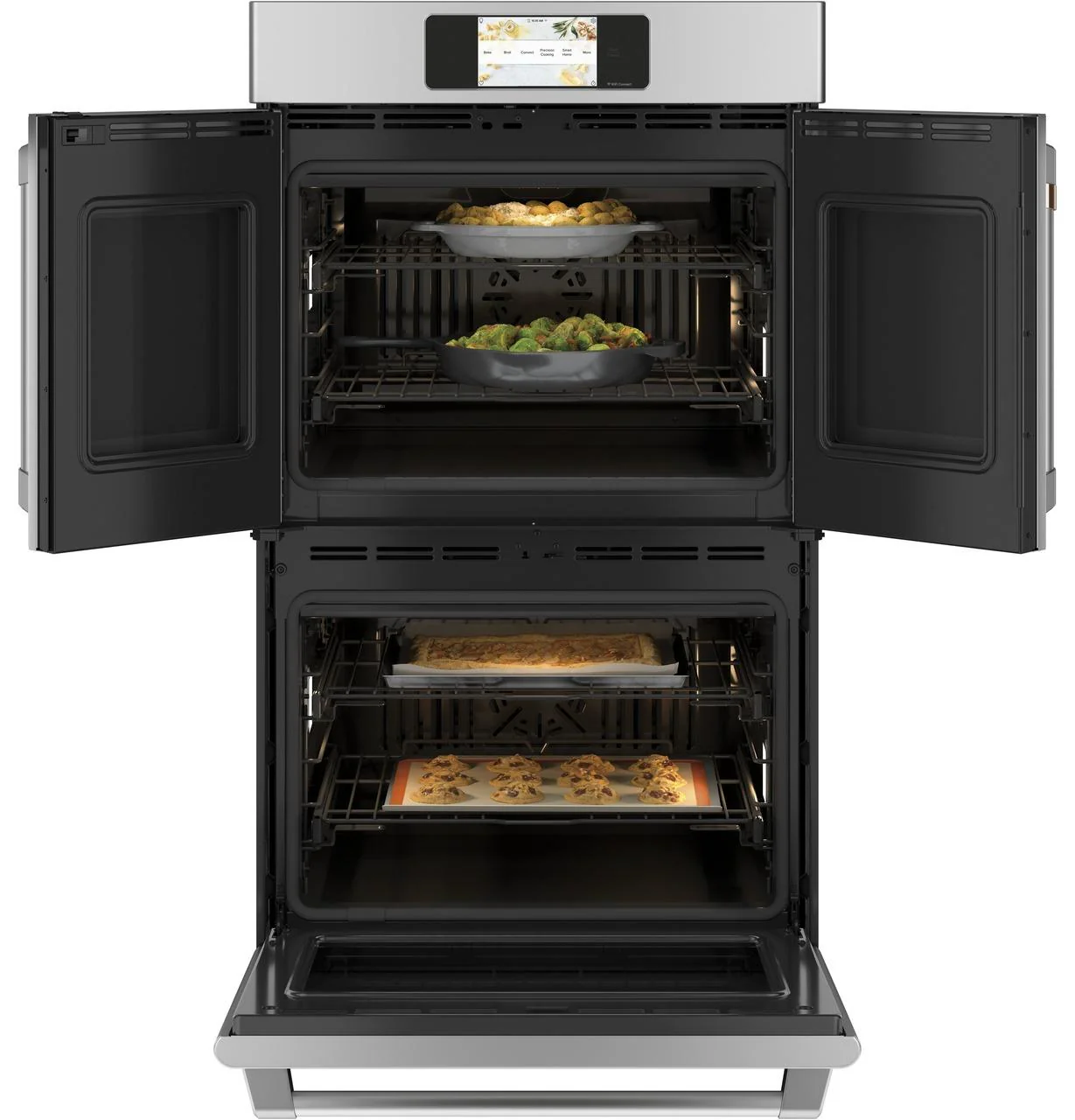 Cafe CTD90FP2NS1 CAF(EBACK)™ Professional Series 30" Smart Built-In Convection French-Door Double Wall Oven - Image 3
