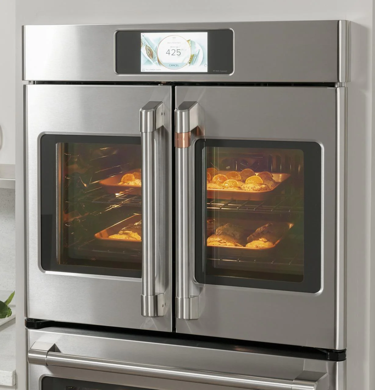 Cafe CTD90FP2NS1 CAF(EBACK)™ Professional Series 30" Smart Built-In Convection French-Door Double Wall Oven - Image 8