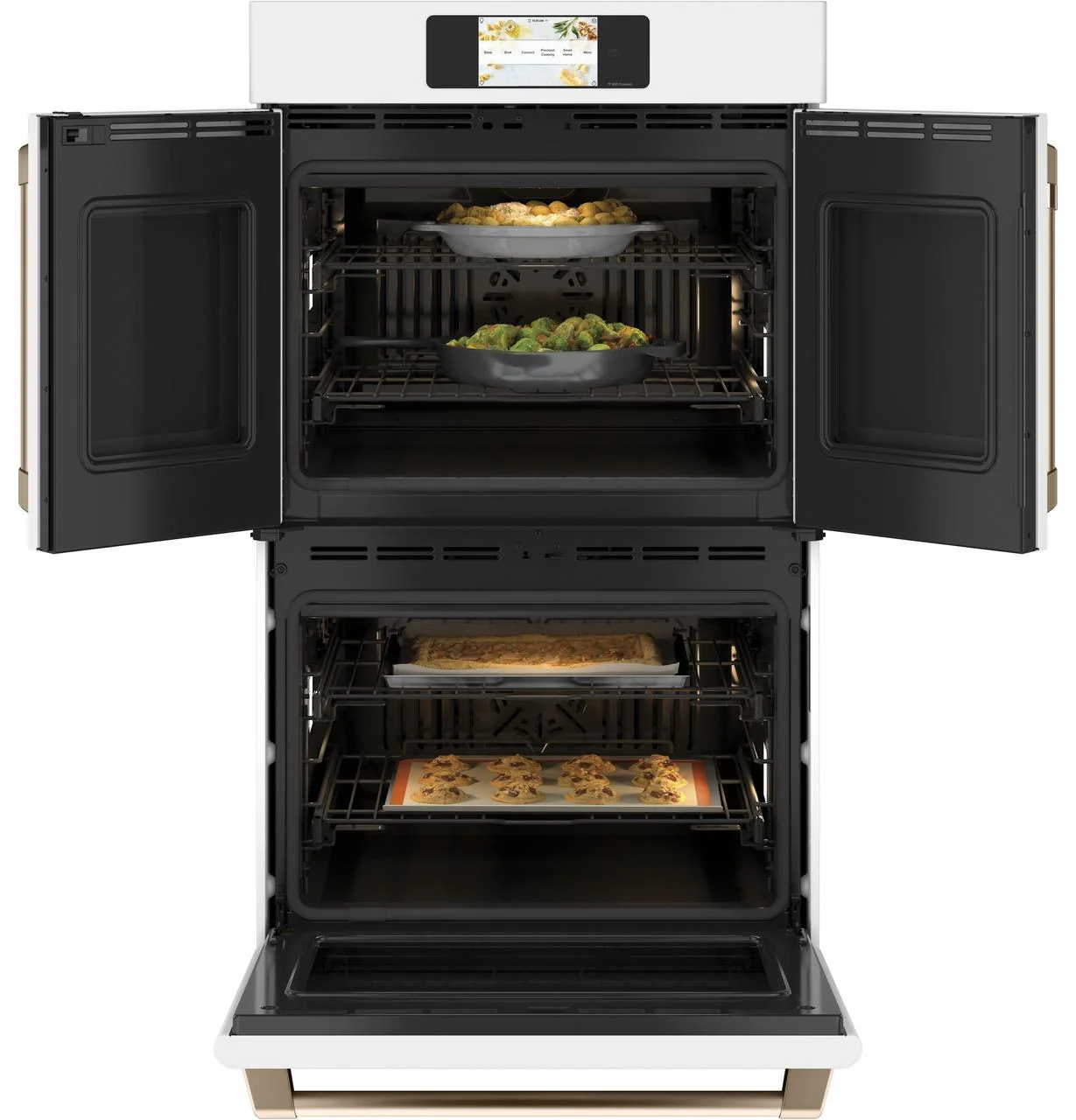 Cafe CTD90FP4NW2 CAF(EBACK)™ Professional Series 30" Smart Built-In Convection French-Door Double Wall Oven - Image 3