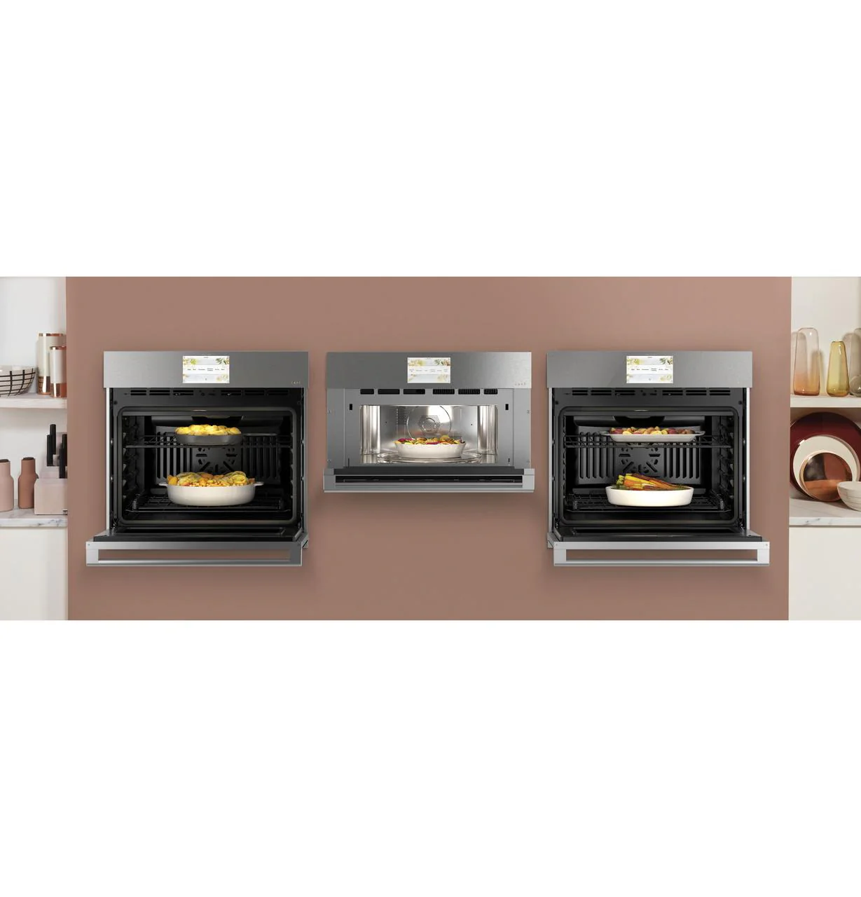 Cafe CTS70DM2NS5 CAF(EBACK)™ 30" Smart Single Wall Oven with Convection in Platinum Glass - Image 14