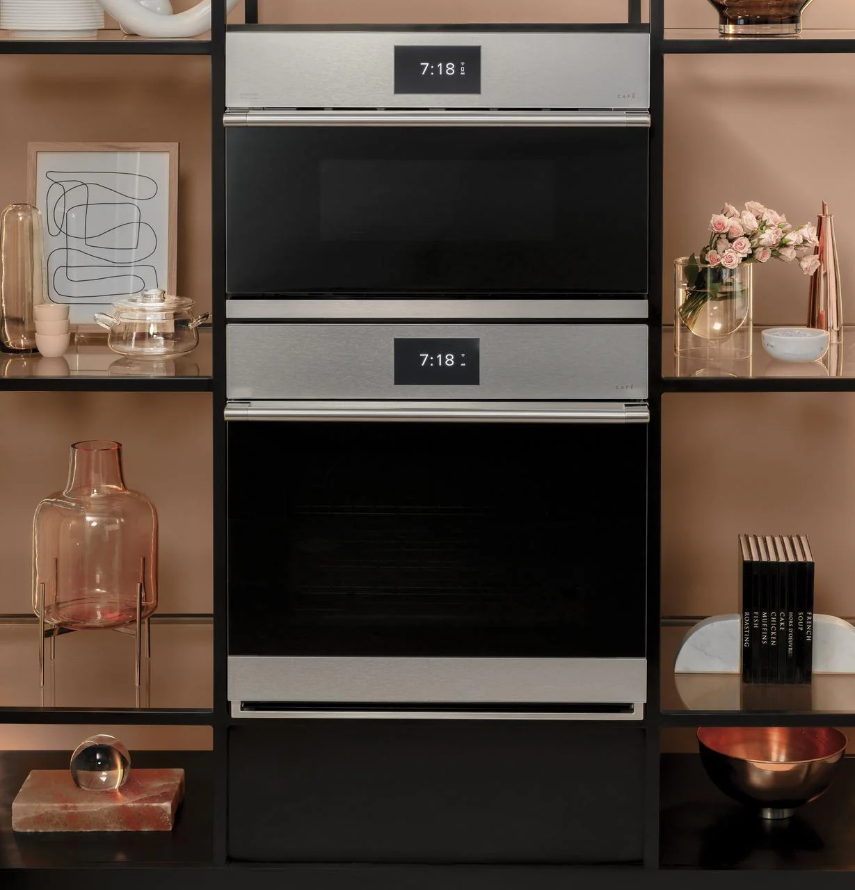 Cafe CTS70DM2NS5 CAF(EBACK)™ 30" Smart Single Wall Oven with Convection in Platinum Glass - Image 16