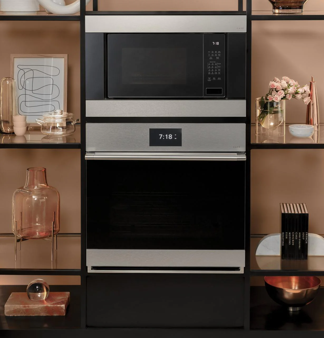 Cafe CTS70DM2NS5 CAF(EBACK)™ 30" Smart Single Wall Oven with Convection in Platinum Glass - Image 17